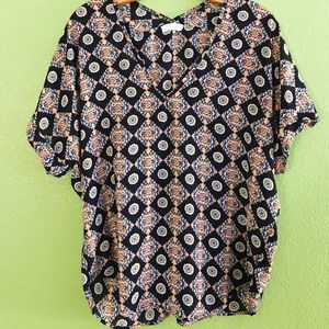 boho summer blouse